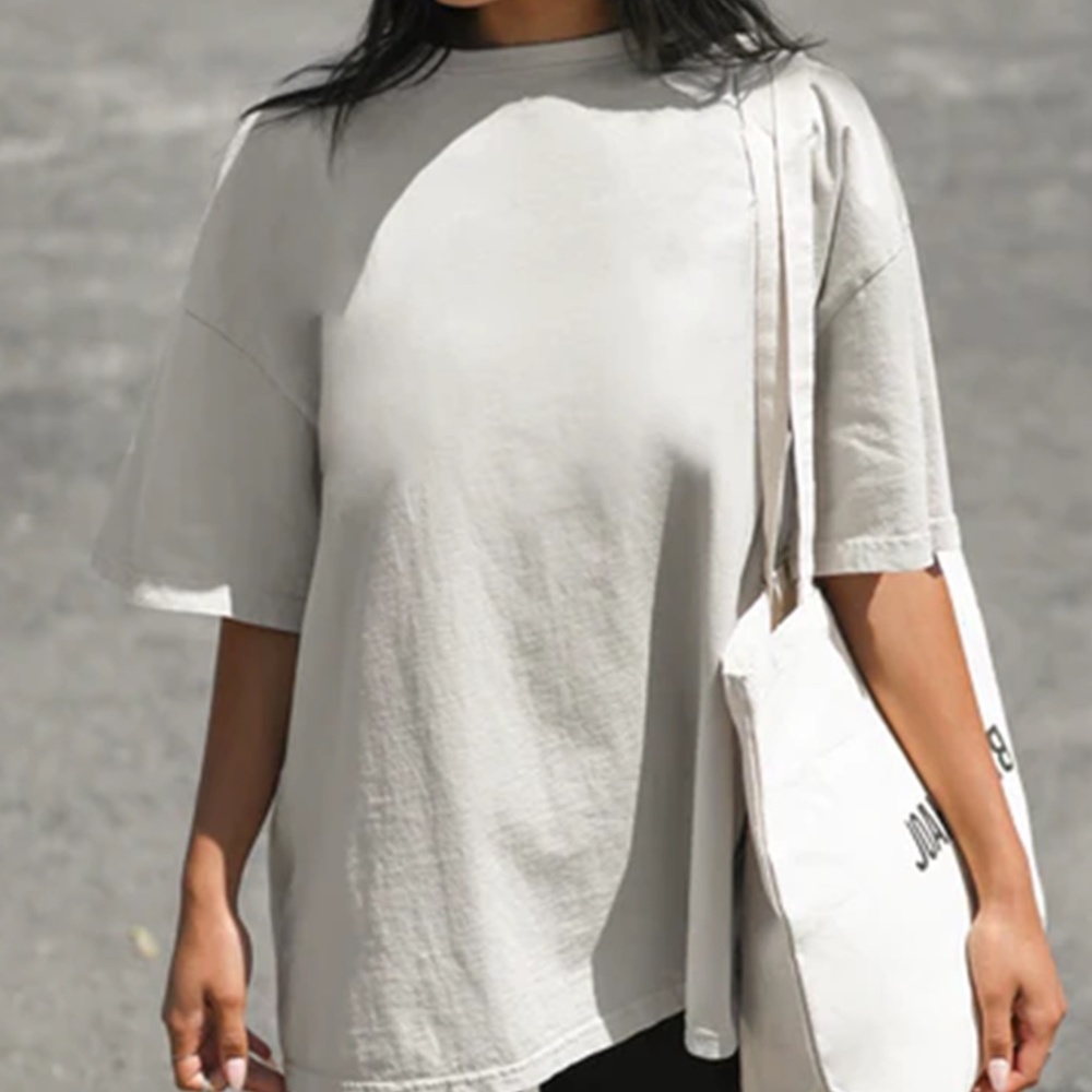 Joah Brown Oversized Vintage Tee Fog